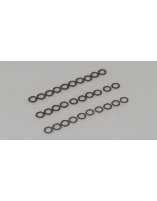96641 3x5mm Shim Set  (0.1/0.2/0.3mm/10pcs)  96641  - KYOSHO RC